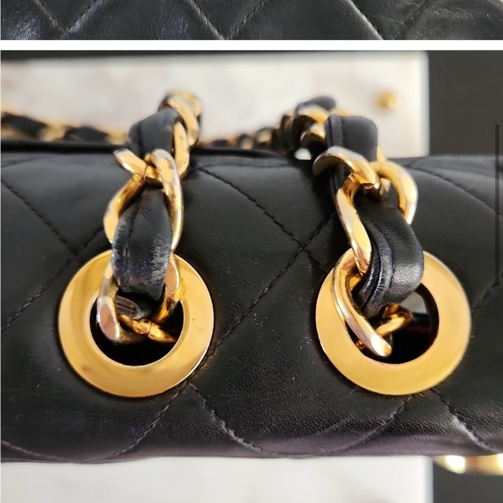 Chanel XL Jumbo Black Quilted Leather Bag - Picture 3 of 8